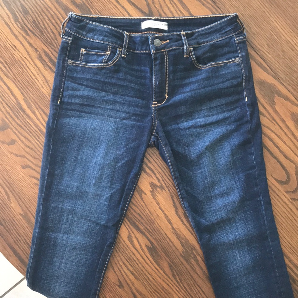 Abercrombie and Fitch Dark Blue Skinny Jeans 6S